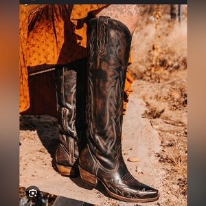 Freebird WONDER BLACK Thigh high boots